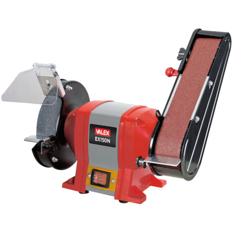 Valex Smerigliatrice da Banco Combinata 250W Rosso Nastro 686x50mm