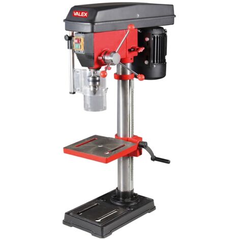 Valex Trapano a Colonna TR16RB Rosso 450W 12 Velocità Mandrino 16mm