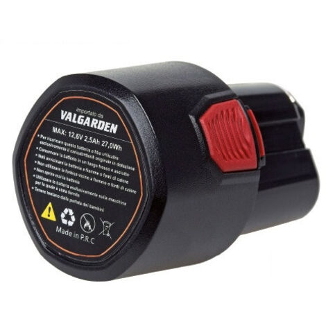 VALGARDEN Batteria 12,6V 2,5Ah Xc-23 E Xp-10  X.10003
