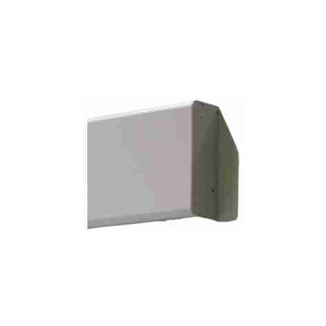 VALHSTF Par de cabezales de acero pintado Ral 9006 DITEC ENTREMATIC VALHSTF para puerta automática