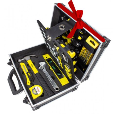 VALIGETTA ATTREZZI SET ATTREZZI CON CHIAVI 64 PEZZI - REGALO
