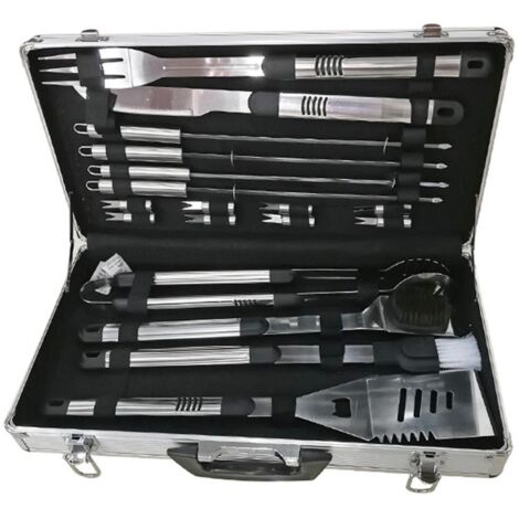 VALIGETTA CON 3 ACCESSORI PER BARBECUE 37X10X8