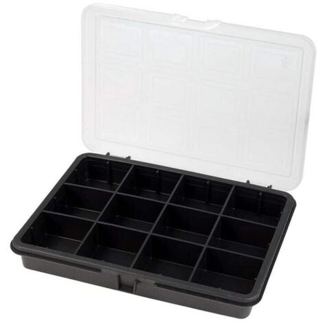 VALIGETTA CONTENITORE 12 SCOMPARTI PORTA MINUTERIA UTENSILI 18x13x3,2 cm 201