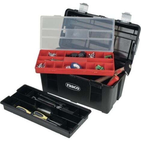 Valigetta degli attrezzi Cassetta degli attrezzi 31-26 L445xP230xH235mm ABS Ku.RAACO