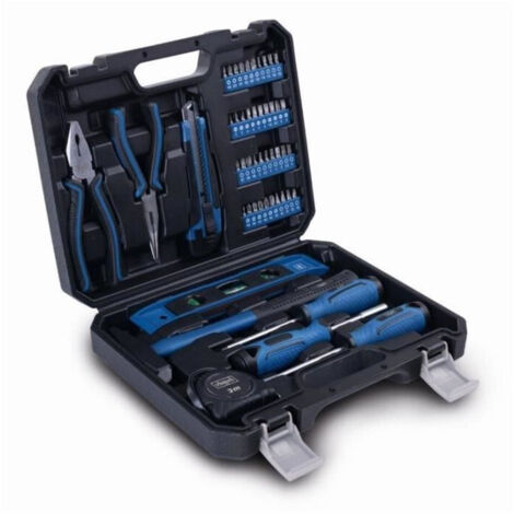 Valigetta Degli Attrezzi Scheppach WZK49 Azzurro Nero 50 Pezzi