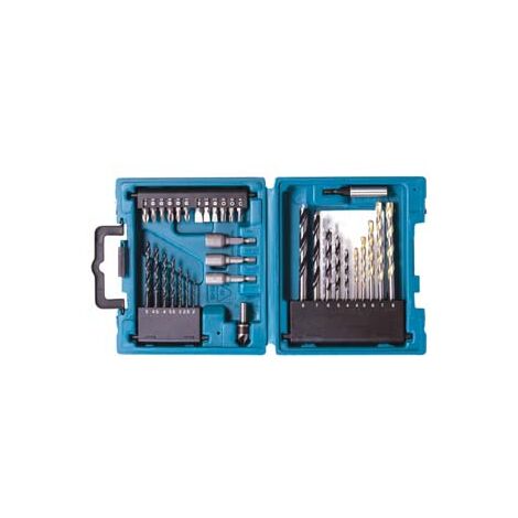 VALIGETTA KIT PEZZI 34 PER FORATURA E AVVITATURA MAKITA