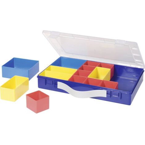 Valigetta per minuteria (L x L x A) 332 x 232 x 55 mm Hünersdorff Scomparti: 14 suddivisione variabile