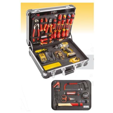 Valigia Con Assortimento Per Elettricisti (74 Pz) 002JME/DCD706