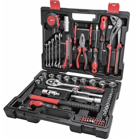 Valigia Porta Attrezzi Valigetta Set Chiavi a Bussola pinze giraviti kit 75 pz.