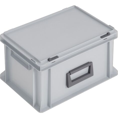 Valigia rigida L400xB300xH233mm PP 1 manico chiusura scorrevole grigia 20l