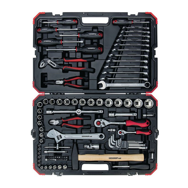 Valise de douilles/d'outillage à main R4600 3100 100 pièces SW 4-32 mm GEDORE RE