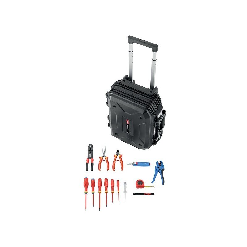 Valise de maintenance électricien équipée 100 outils - FISCHER DAREX -  Mr.Bricolage