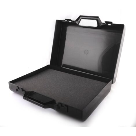 Valise de rangement outils 320 x 240 x 61mm (noire) plastique + mousses de protection - SA 9906 - CLAS Equipements