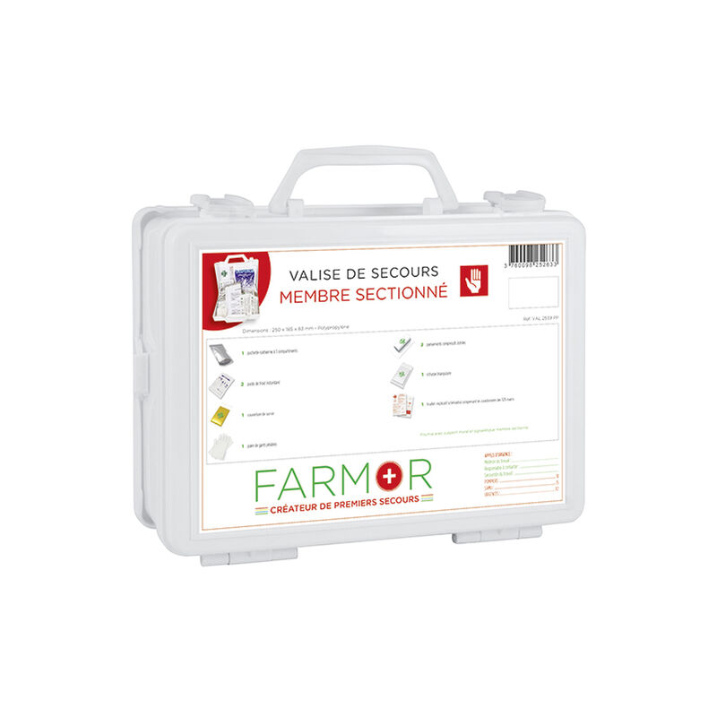 Valise de secours Farmor Membre Sectionné - val 2539 pp