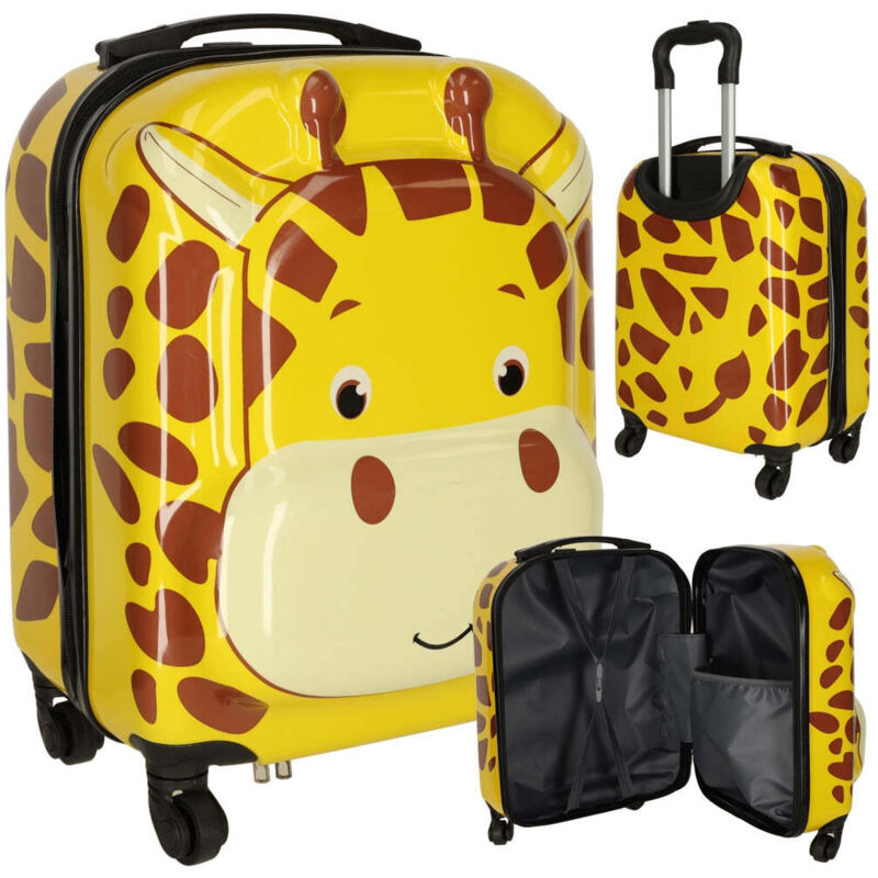 Valise de voyage enfant à roulettes girafe