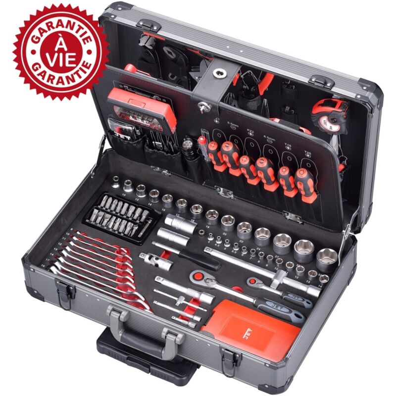 Valise d'outillage de dépannage JET tools 149 pièces - Y-149B