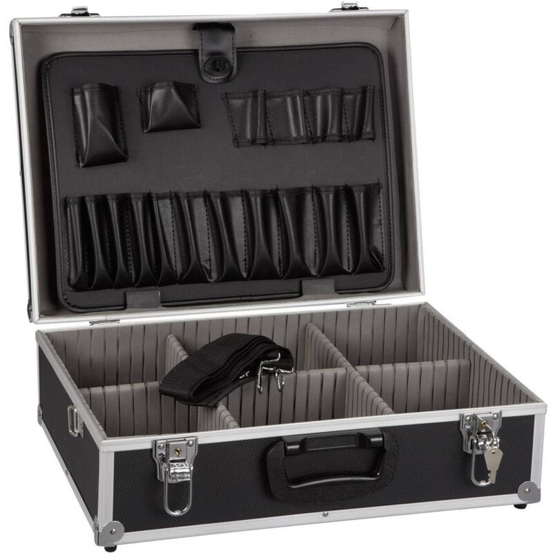 Alutec - 61200 universelle Mallette à outils non équipée (l x h x p) 460 x 165 x 360 mm