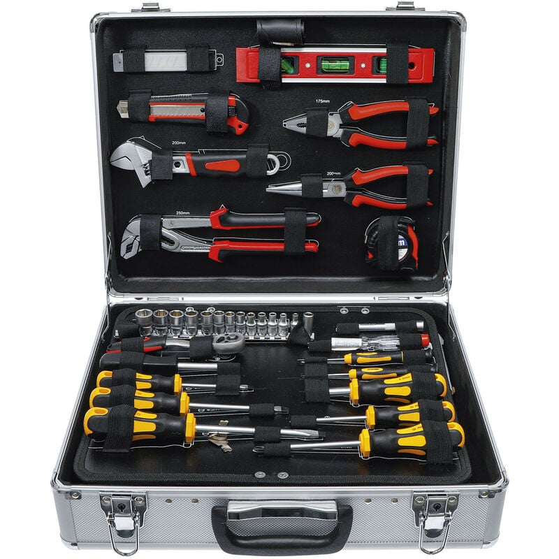Mallette en aluminium de 129 pieces - caisse a outils