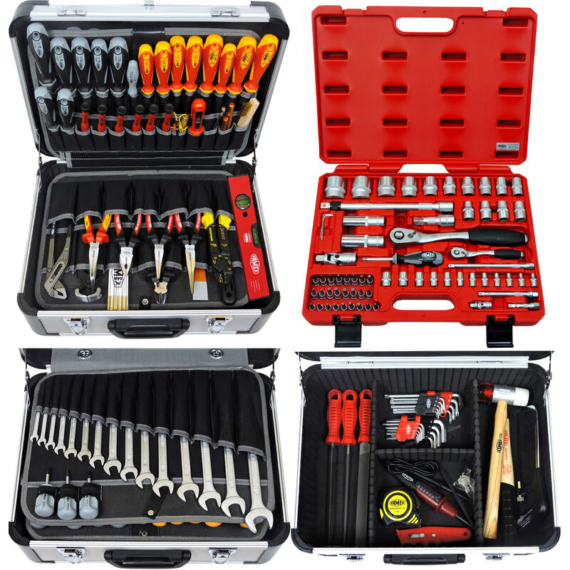 Coffret d'outils de mécanicien - professional - avec des outils allemands, 418-18 - Famex