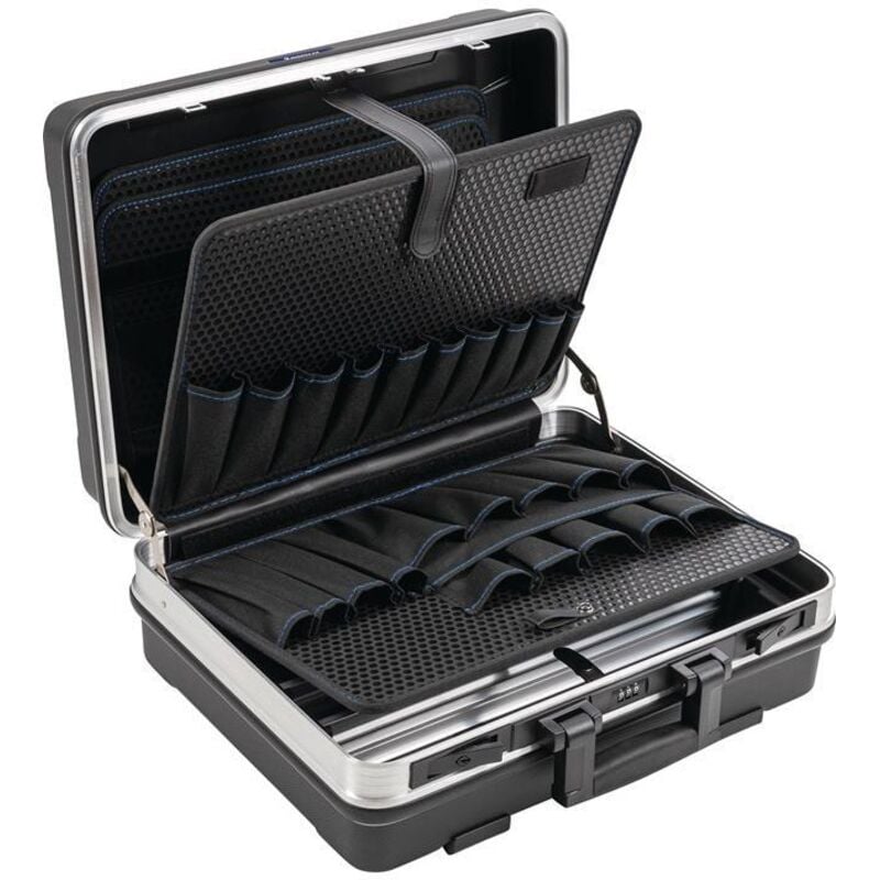 Valise rigide l.xPxH mm avec trousses à outils 29 l plastique abs cadre en aluminium Promat