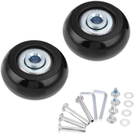 Valise Roues de Rechange, Valise Roues Remplacement, Roulette Valise, Roue de Valise, Roulettes de Rechange pour Bagages, Roue