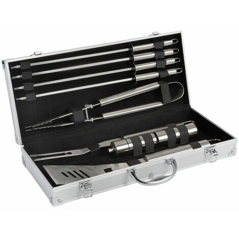 Valisette 9 ustensiles Cook'In Garden CHEF BBQ