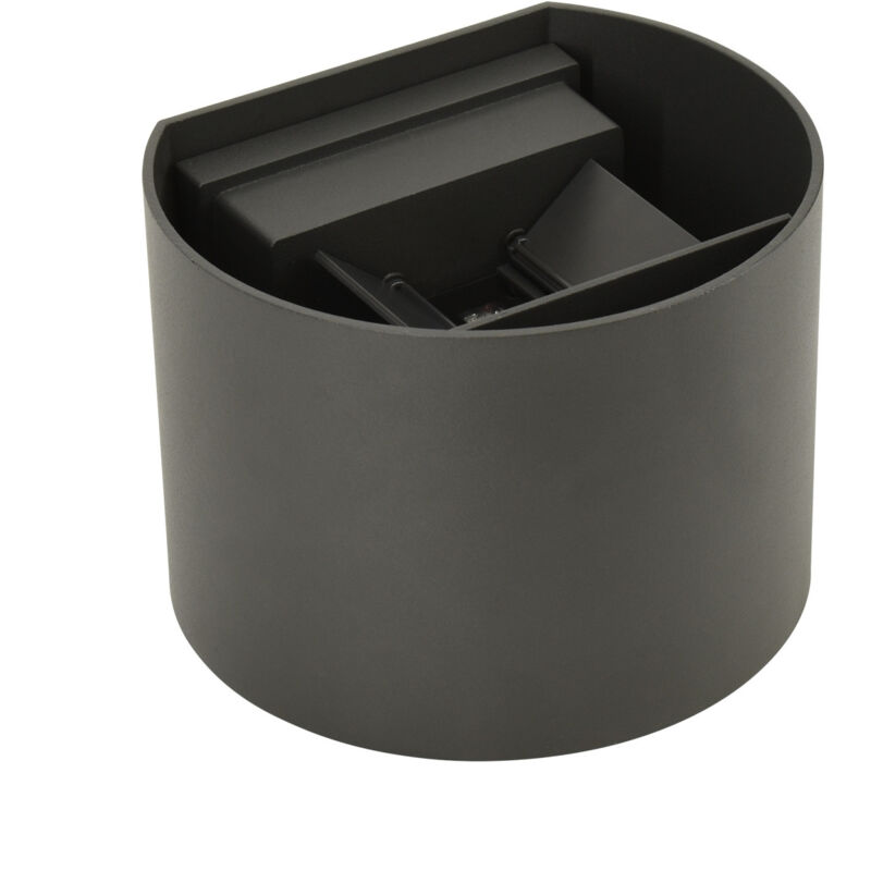 Valit exterior decorativo led aplique - 12W - 4000K - 1100lm - IP65 - 100x110x130mm - Graphite