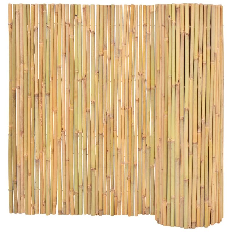 

Valla cañizo de jardín de bambú 300x100 cm - Marrón