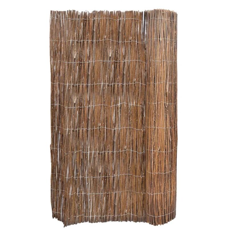 

vidaXL Valla cañizo de sauce 300x120 cm - Marrón