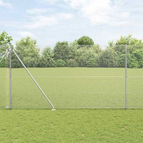 Valla de alambre soldado con picos 10 x 1,5 m (An x Al)