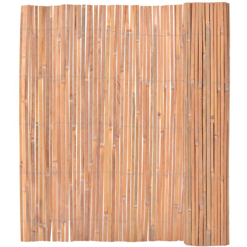 

Valla de bambú 150x400 cm - Marrón