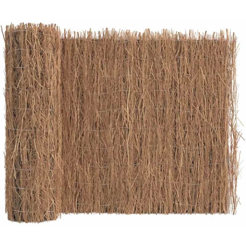 

vidaXL Valla de cañizo 400x125 cm - Marrón