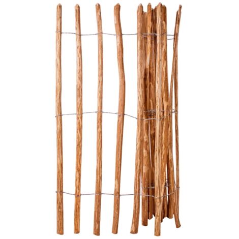 Valla de estacas madera de avellano 150x250 cm