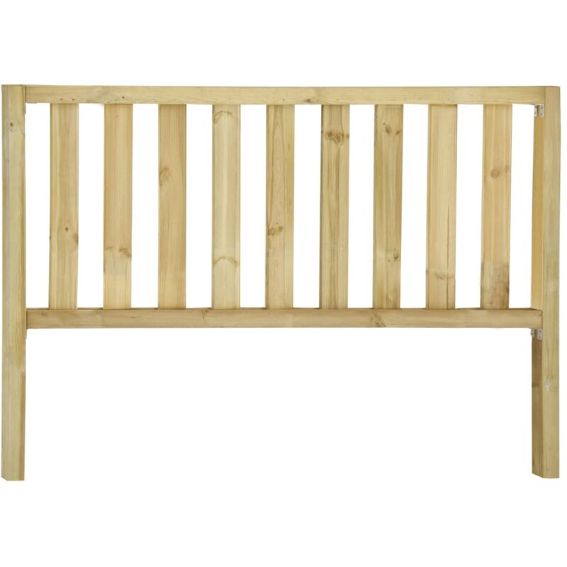 

Valla de jardín con 2 postes madera pino impregnada 182x130 cm