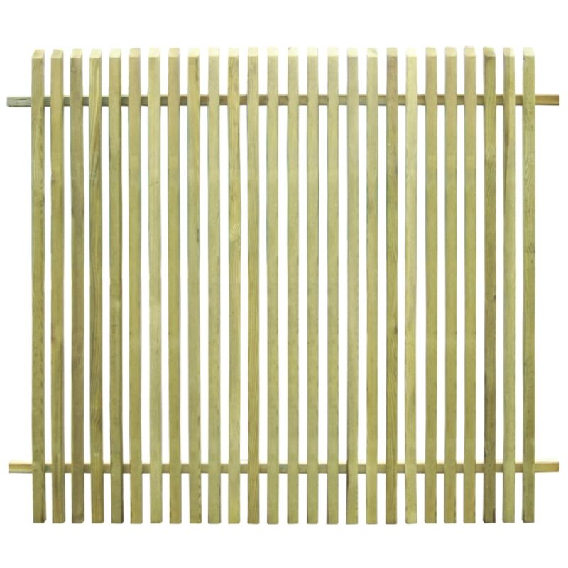 

Valla de jardín de madera de pino impregnada 170x150 cm - Verde - Vidaxl