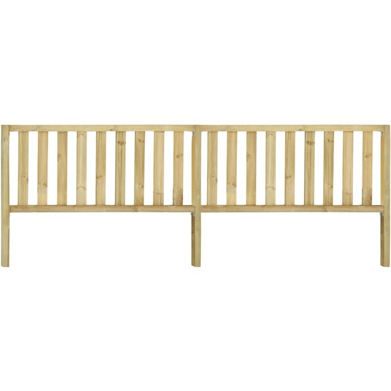

Valla de jardín de madera de pino impregnada 3,58x1,3 m