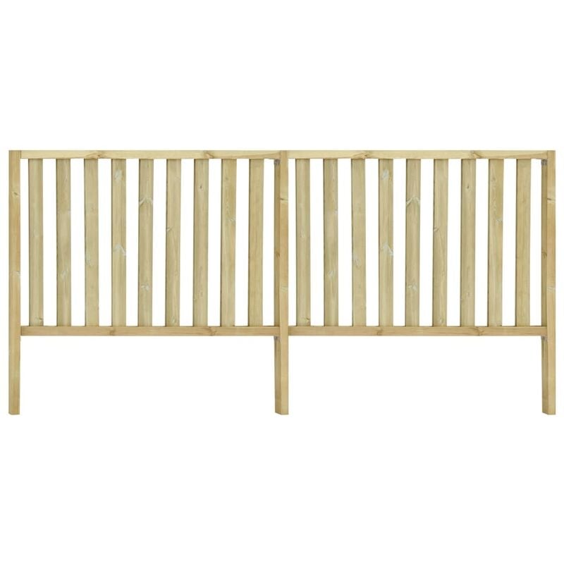 

Valla de jardín de madera de pino impregnada 3,58x1,7 m