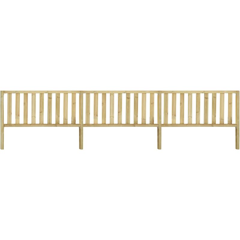 

Valla de jardín de madera de pino impregnada 5,34x1,3 m