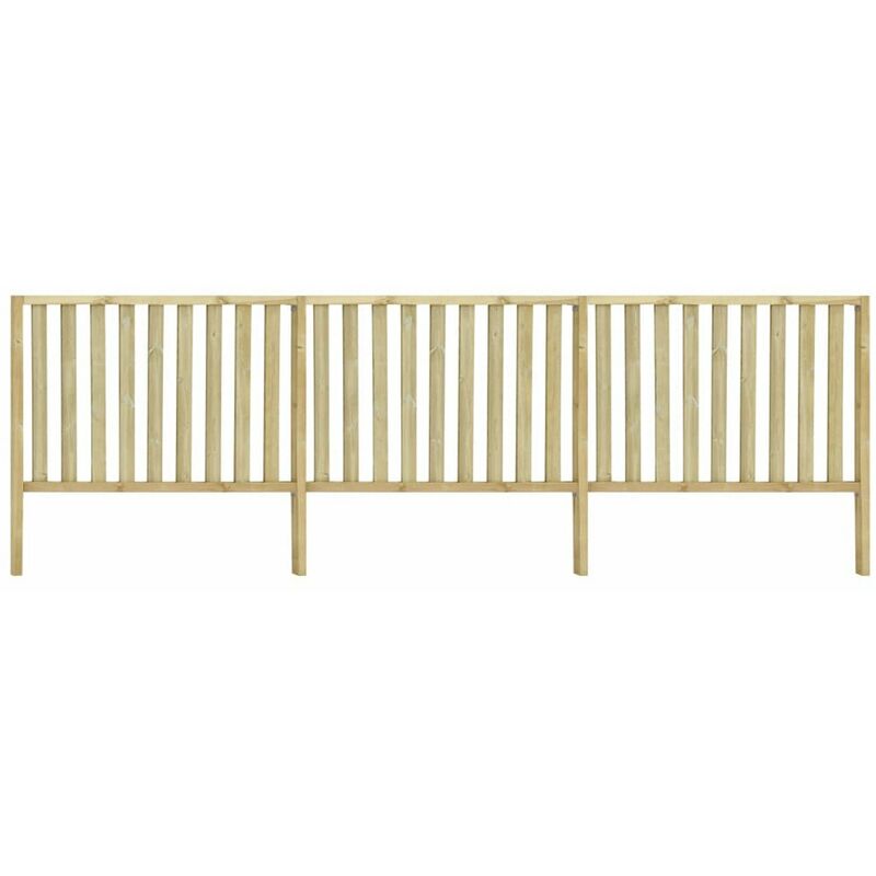 

Valla de jardin de madera de pino impregnada 5,34x1,7 m