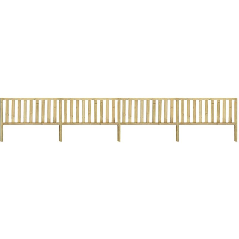 

Valla de jardín de madera de pino impregnada 7,1x1,3 m
