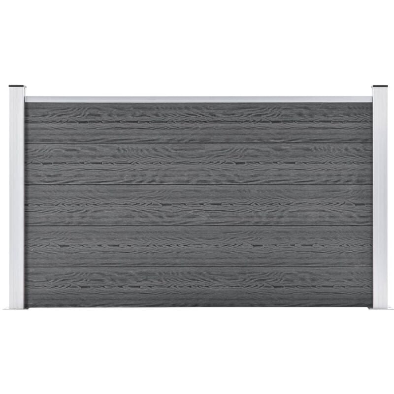 

Valla de jardín de WPC gris 180x105 cm