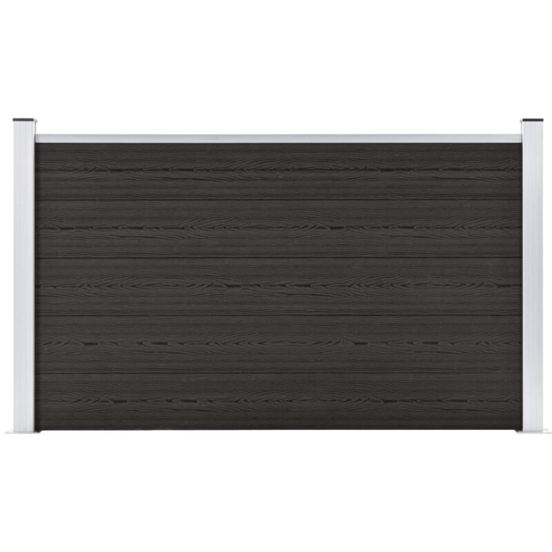 

vidaXL Valla de jardín de WPC gris 180x105 cm - Gris