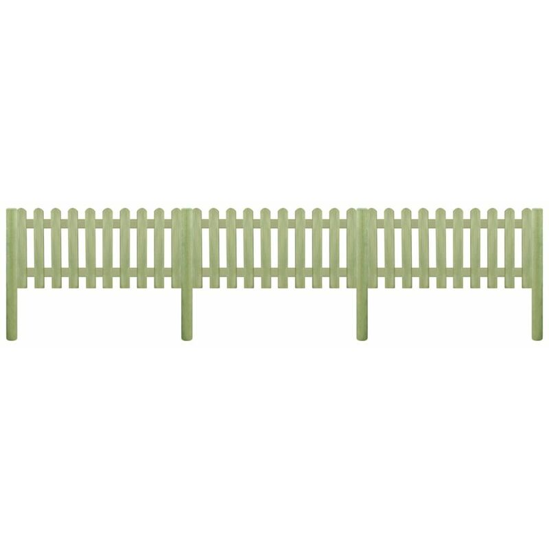 

Valla de jardin madera de pino impregnada 5,1m 130cm 6/9cm