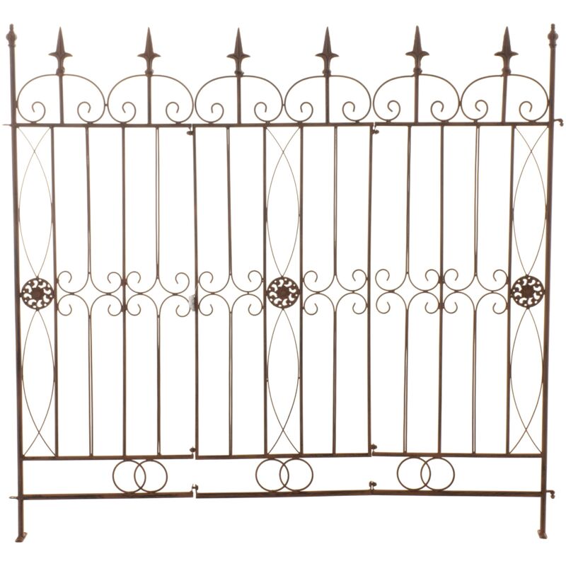 

CLP - Reja De Jardín Mangold En Metal Antiguo/Marrón