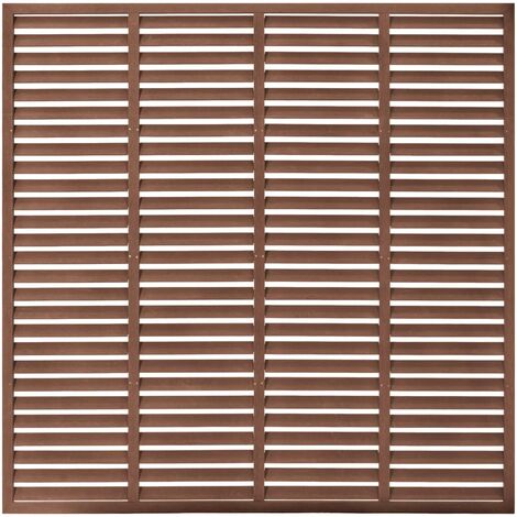 vidaXL Valla de Lamas WPC Listones Panel Cerca Multicolor 170x170 cm/85x170 cm