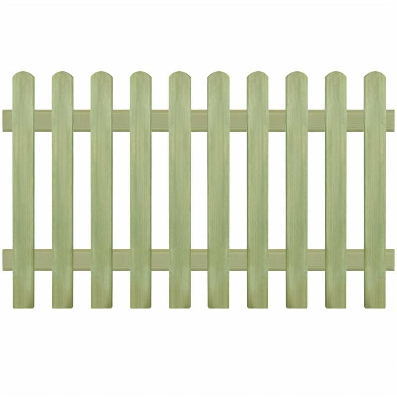 

Valla de madera de pino impregnada 170x100 cm 6/9 cm
