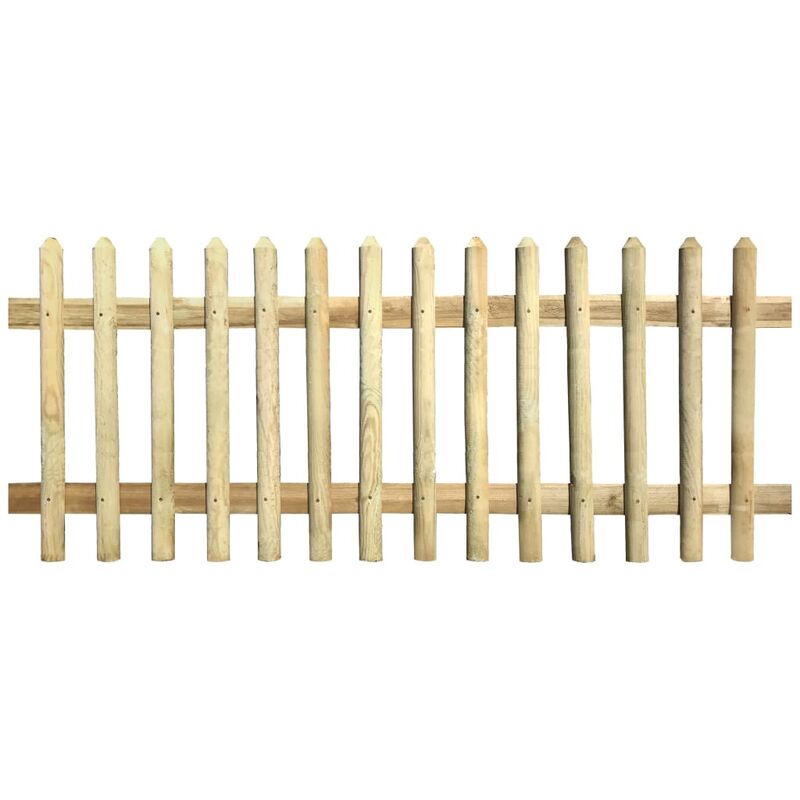 

Valla de madera de pino impregnada 170x120 cm 5/7cm - Marrón