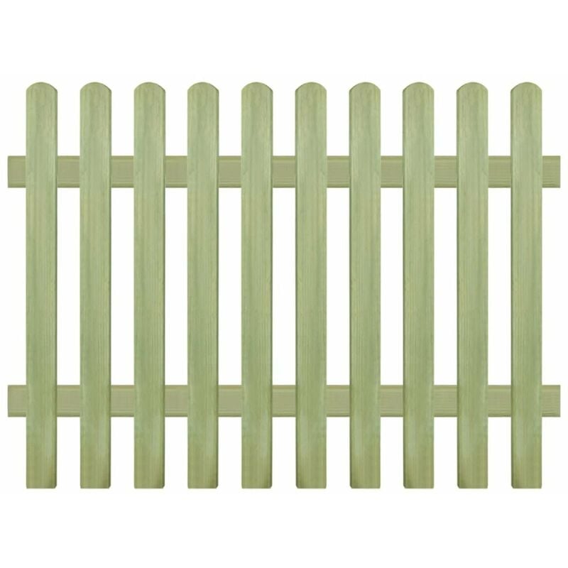 

Valla de madera de pino impregnada 170x120 cm 6/9 cm