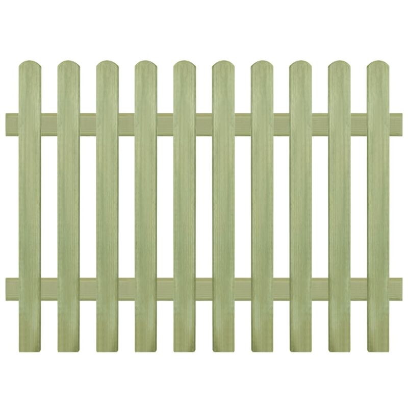 

Valla de madera de pino impregnada 170x120 cm 6/9 cm - Marrón