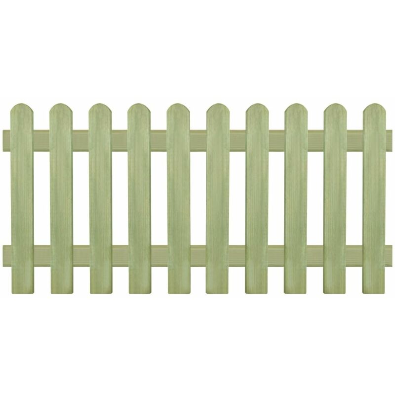 

Valla de madera de pino impregnada 170x80 cm 6/9 cm